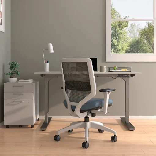 Union & Scale Ergonomic Chairs<™ Lewis Ergonomic Mesh Swivel Computer and Desk Chair, (UN55656-CC)