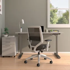 Union & Scale Ergonomic Chairs<™ Lewis Ergonomic Mesh Swivel Computer and Desk Chair, (UN55655-CC)