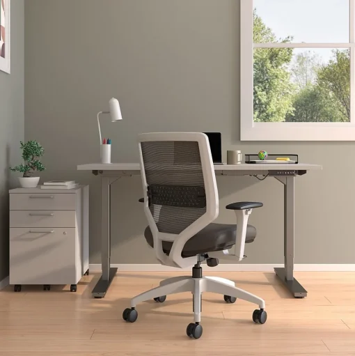 Union & Scale Ergonomic Chairs<™ Lewis Ergonomic Mesh Swivel Computer and Desk Chair, (UN55655-CC)