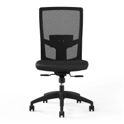 Union & Scale Office Chairs<™ Workplace2.0™ 500 Series Armless Vinyl Task Chair, Black 52266)
