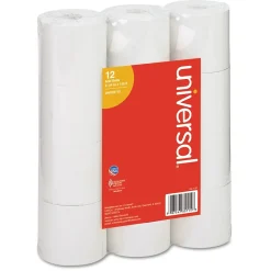 Universal Pos Paper<Bond Paper Rolls, 2 1/4" x 150', 12/Pack (UNV35715)