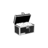 Vaultz Index Cards<™ Locking Card File, 350-Card Capacity, 3 x 5, Black
