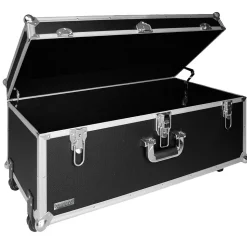 Vaultz Storage Cabinets<® Locking Extra-Large Storage Chest with Wheels, Black (VZ00355)