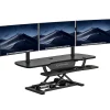 VersaDesk Standing Desks<PowerPro 48"W Electric Adjustable Standing Desk Converter, Black (SP7644824-00-01)