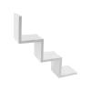 V-Light Shelving<3-Shelf Wall-Mounted Ladder-Style Unit, 17.25", White (VW161006W)