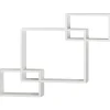 V-Light Shelving<6-Shelf Wood Mounted Decorative Unit, 27.4", White (VW161016W)