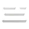 V-Light Shelving<Wall Shelves, White, 4/Pack (VW141003W)