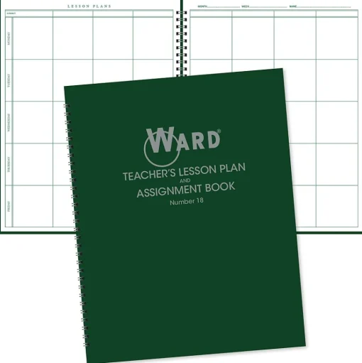 Ward Grade Books<Undated Lesson Planner, 8.5" x 11", 50/Pack (WRD-18-CP)