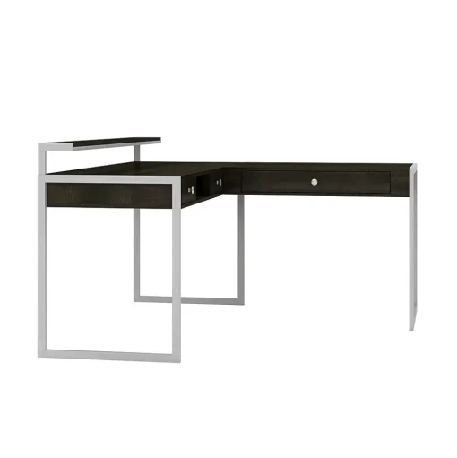 Whalen Corner Desks<Asherton 60" W L-Shaped Computer Desk, Fawn Aged Oak (SPUS-ASHD)
