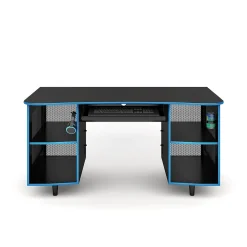 Whalen Computer Desks<Emergent Gaming 60"W Computer Desk, Black (SPUS-EGDB)