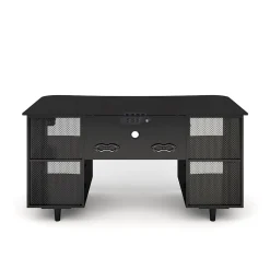 Whalen Computer Desks<Emergent Gaming 60"W Computer Desk, Black (SPUS-EGDB)