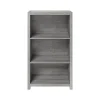 Whalen Bookcases<Fallbrook 3-Shelf 48"H Bookcase, Smoked Ash/Rustic Warm Gray (SPUS-FBBK-GM)