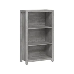 Whalen Bookcases<Fallbrook 3-Shelf 48"H Bookcase, Smoked Ash/Rustic Warm Gray (SPUS-FBBK-GM)