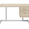 Whalen Office Desks<Peruzzi 48" Writing Desk, Greige Pecan (SPLS-PE48D)