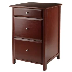 Winsome File Cabinets<Delta File Cabinet, Walnut (94321)