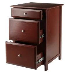 Winsome File Cabinets<Delta File Cabinet, Walnut (94321)