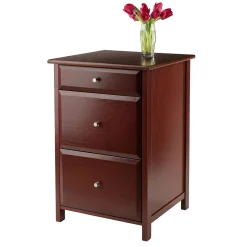Winsome File Cabinets<Delta File Cabinet, Walnut (94321)