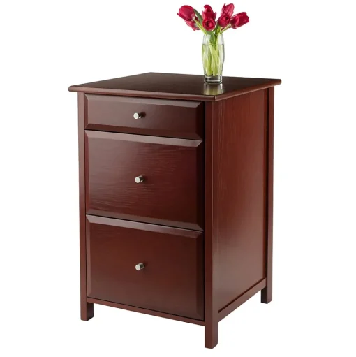 Winsome File Cabinets<Delta File Cabinet, Walnut (94321)