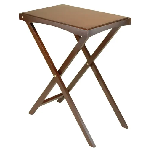 Winsome Folding Tables<Folding Butler Tray Table, Antique Walnut (94422)