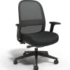 Workplace 2.0 Office Chairs<Workplace2.0™ Bedford Ergonomic Fabric/Mesh Swivel Task Chair, Black (UN60991)