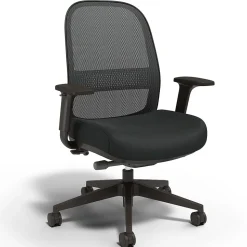 Workplace 2.0 Office Chairs<Workplace2.0™ Bedford Ergonomic Fabric/Mesh Swivel Task Chair, Black (UN60991)