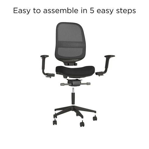 Workplace 2.0 Office Chairs<Workplace2.0™ Bedford Ergonomic Fabric/Mesh Swivel Task Chair, Black (UN60991)