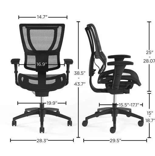 Workplace 2.0 Office Chairs<Workplace2.0 Lawton Ergonomic Mesh Swivel Task Chair, Black (UN62655)