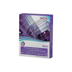 Xerox Multipurpose Paper<Bold Professional 8.5" x 11" Bond Paper, 24 lbs., 98 Brightness, 500/Ream (3R13038)