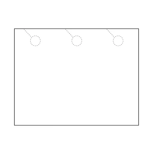 Zapco Business Cards<3-Up Door Hanger, 8.5" x 11", Vellum Bristol White, 50/Pack (212-50FWH23D)
