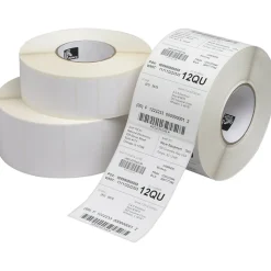 Zebra Pos Paper<® Z-Select® 10011044 4000D Paper Thermal Transfer Label, White, Cont x 3"(W) x 55'(L)
