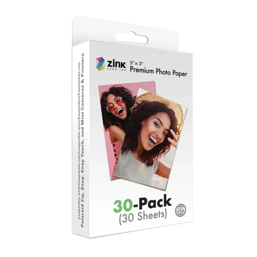 Zink Photo Paper<2" x 3" Premium Glossy Instant Photo Paper Compatible with Polaroid Snap, Snap Touch & More