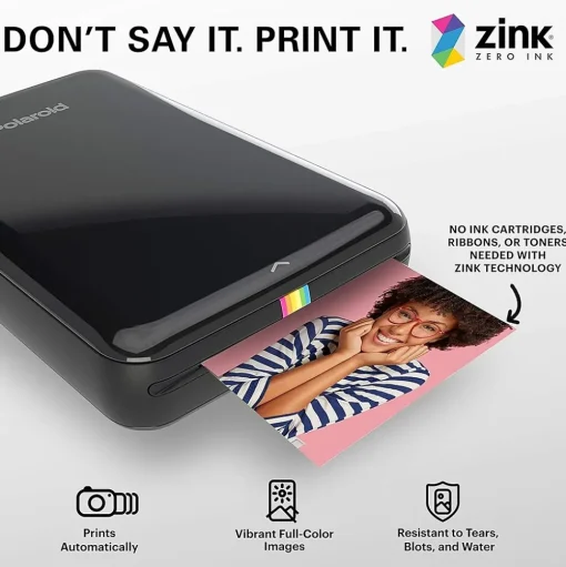 Zink Photo Paper<2" x 3" Premium Glossy Instant Photo Paper Compatible with Polaroid Snap, Snap Touch & More