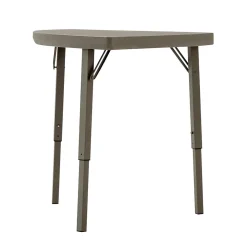Zown Folding Tables<Premium Collection Corner Folding Table, Brown, 2/Pk (60435PRM2E)